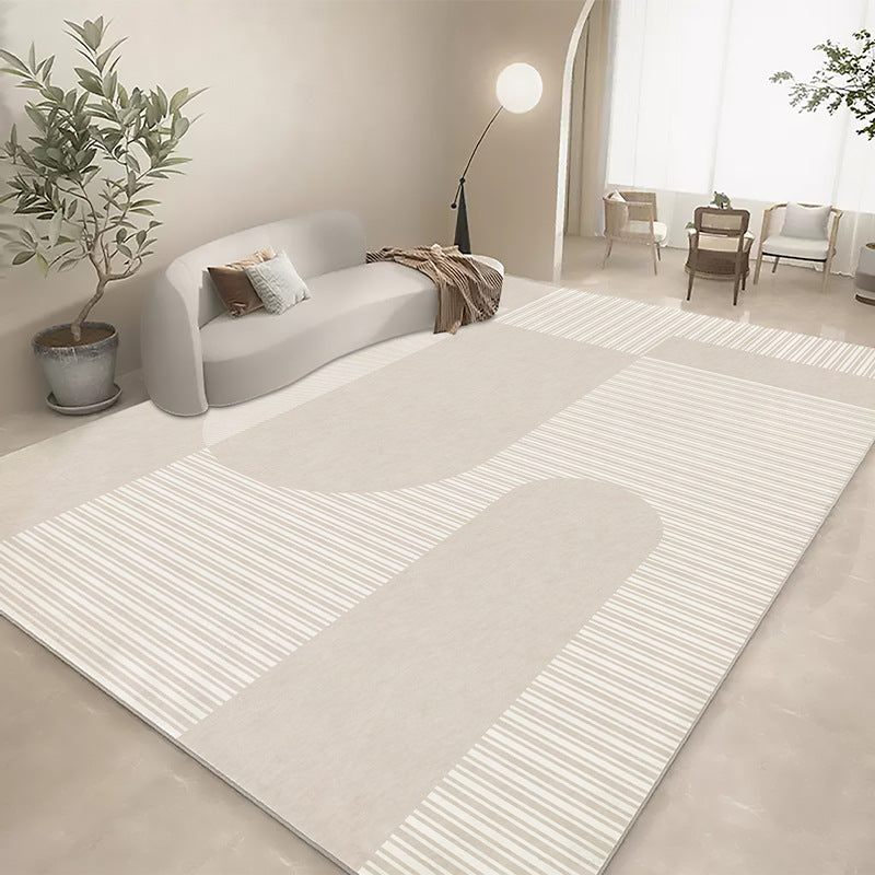 Énigmatique Stria Arctique Scintillante Tapis