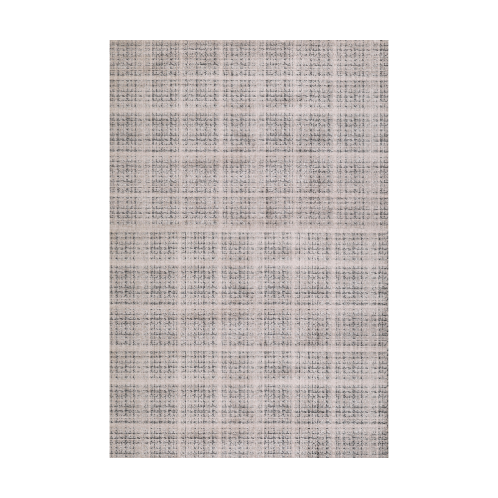 Ridge checkered textured rug, perfect for stylish home decor.