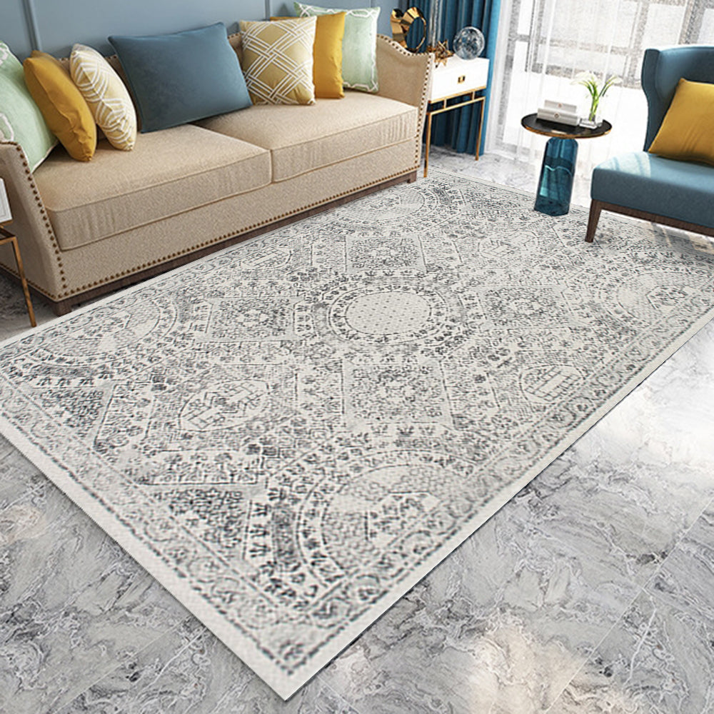 Silver Mirage Tapis Vintage