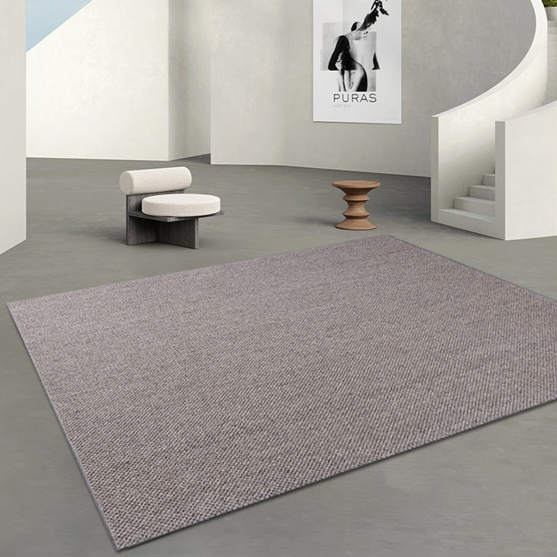 Tapis Texture Grise Scandinave