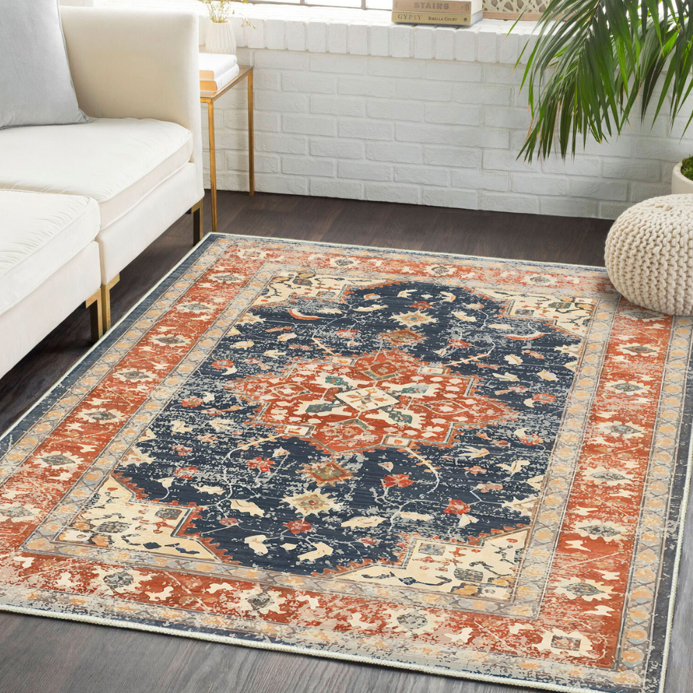 Pétales Radieux Multicolores Tapis