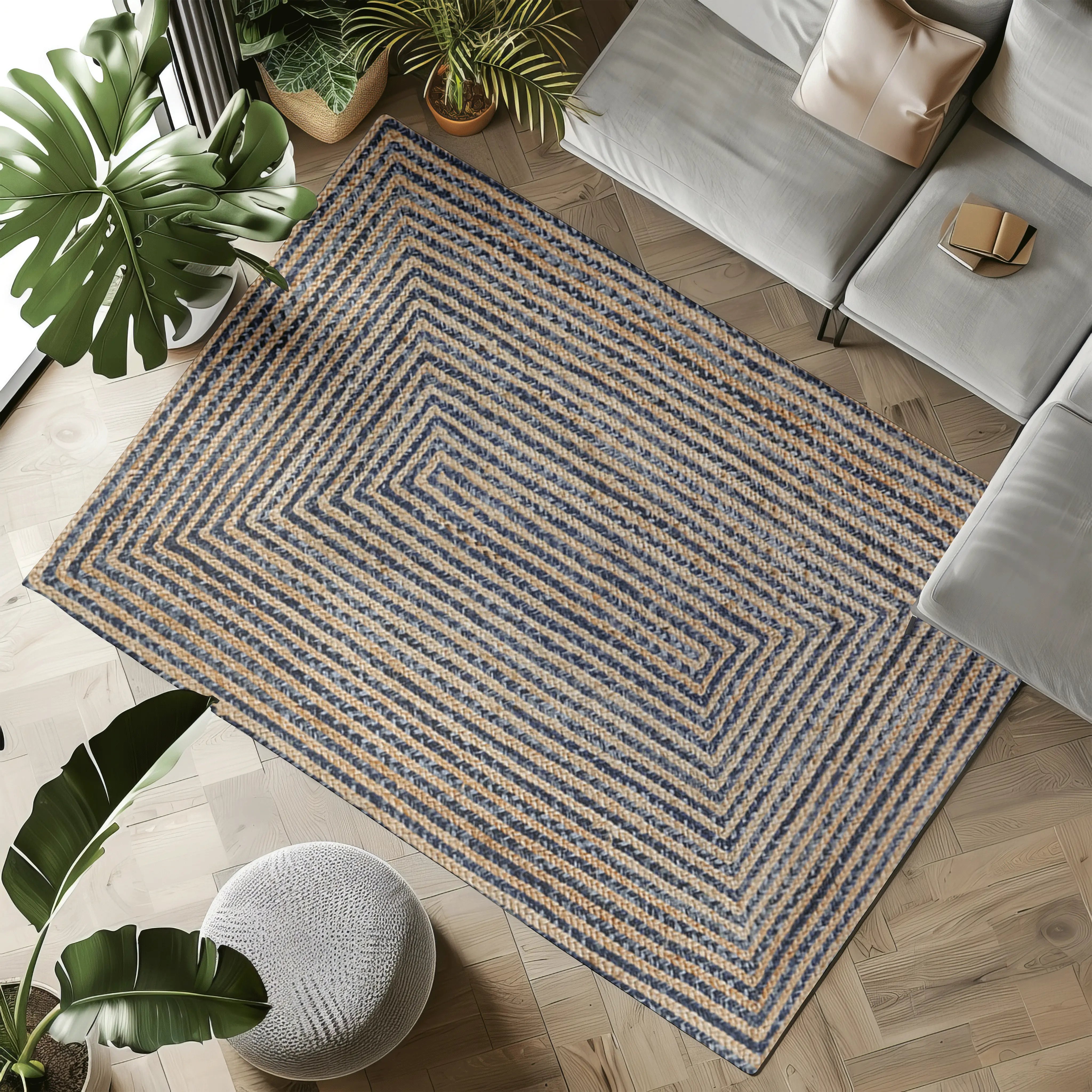 Eternal Waves Tapis en Jute