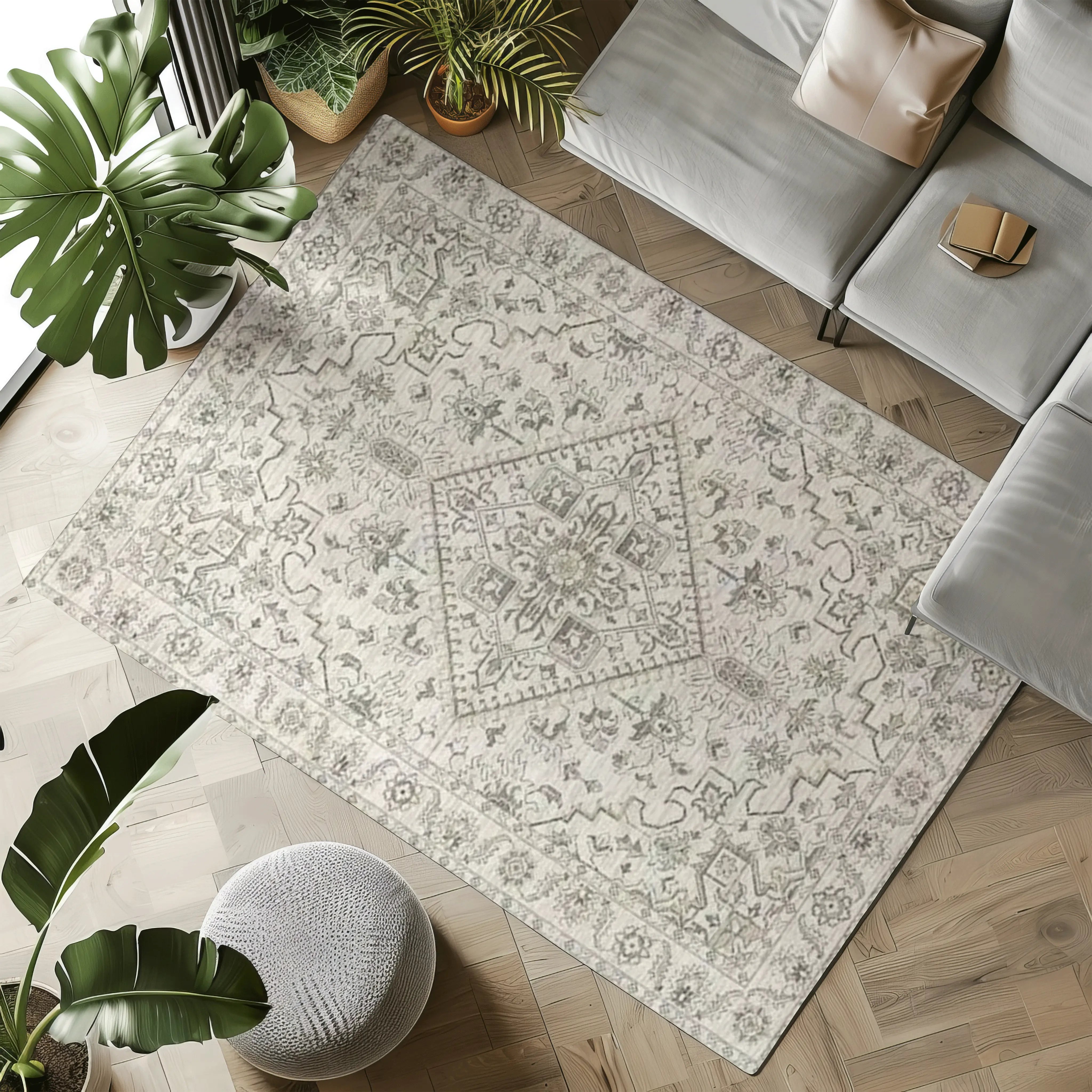 Zephyr Scrolls Tapis Floraux