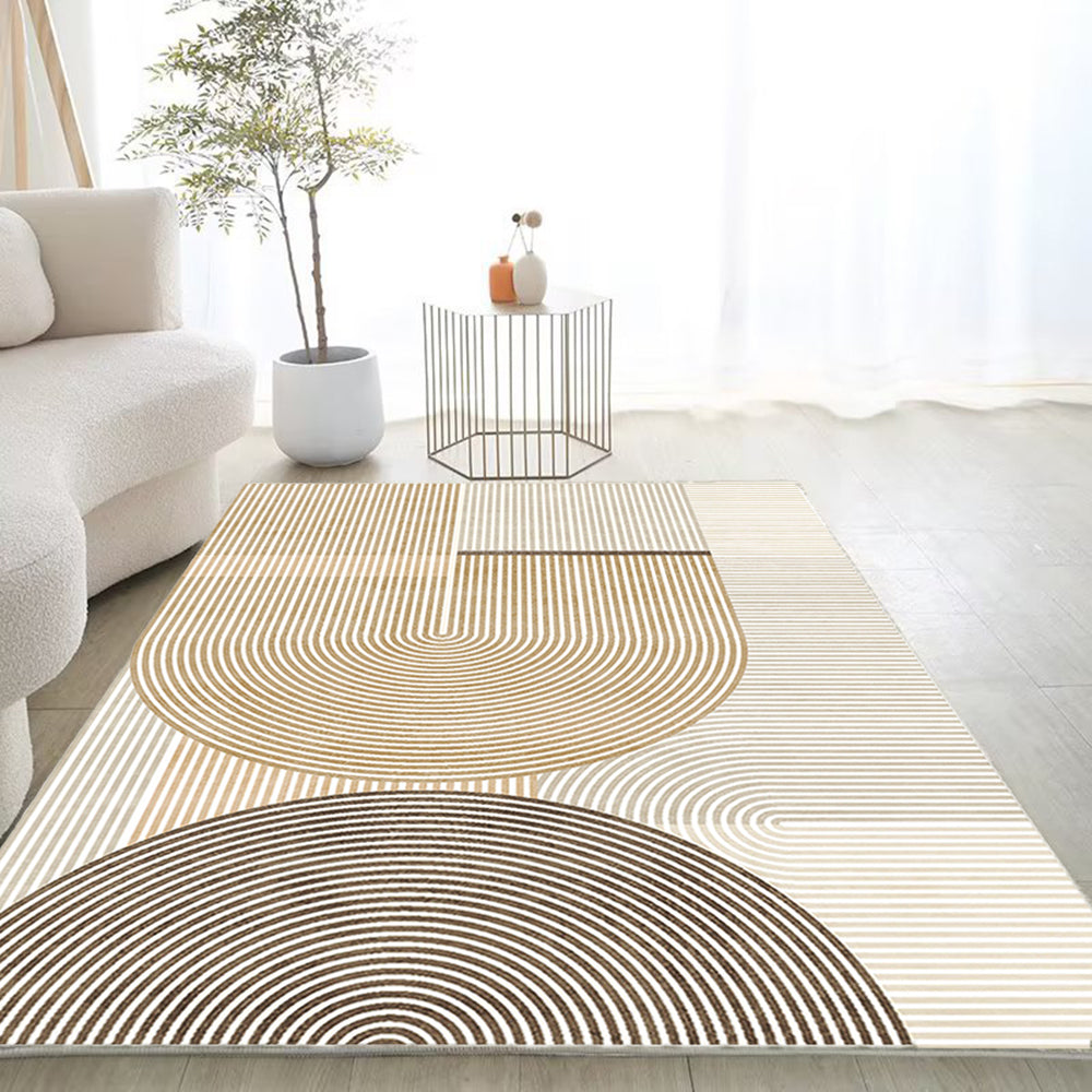 Zen Ripples Tapis Géométriques