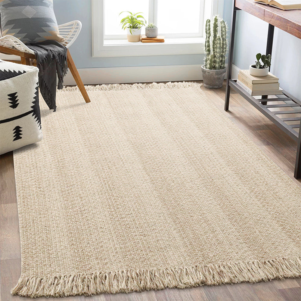 Rustic Weave Tapis Texturés