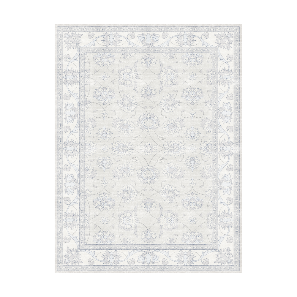 Tapis Imprimé Fleur Minuit