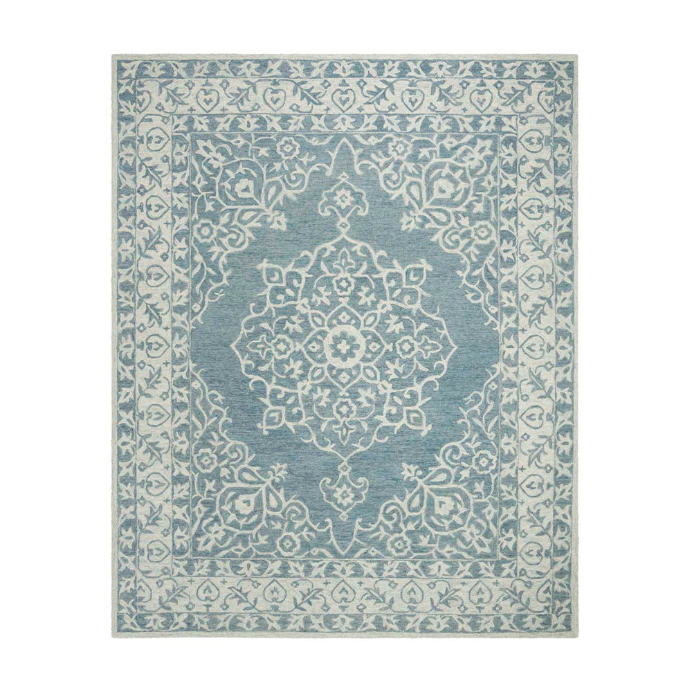 Tapis Bleu Élégance Élégant