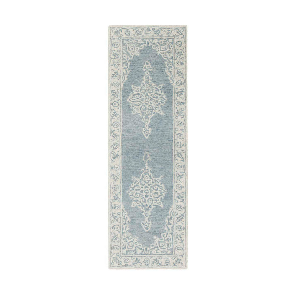 Tapis Bleu Élégance Élégant