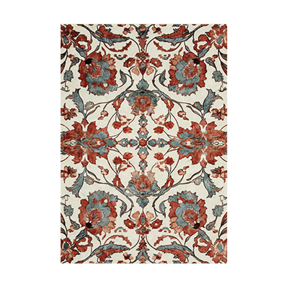 Tapis Rêverie Rouge Foncé Vintage