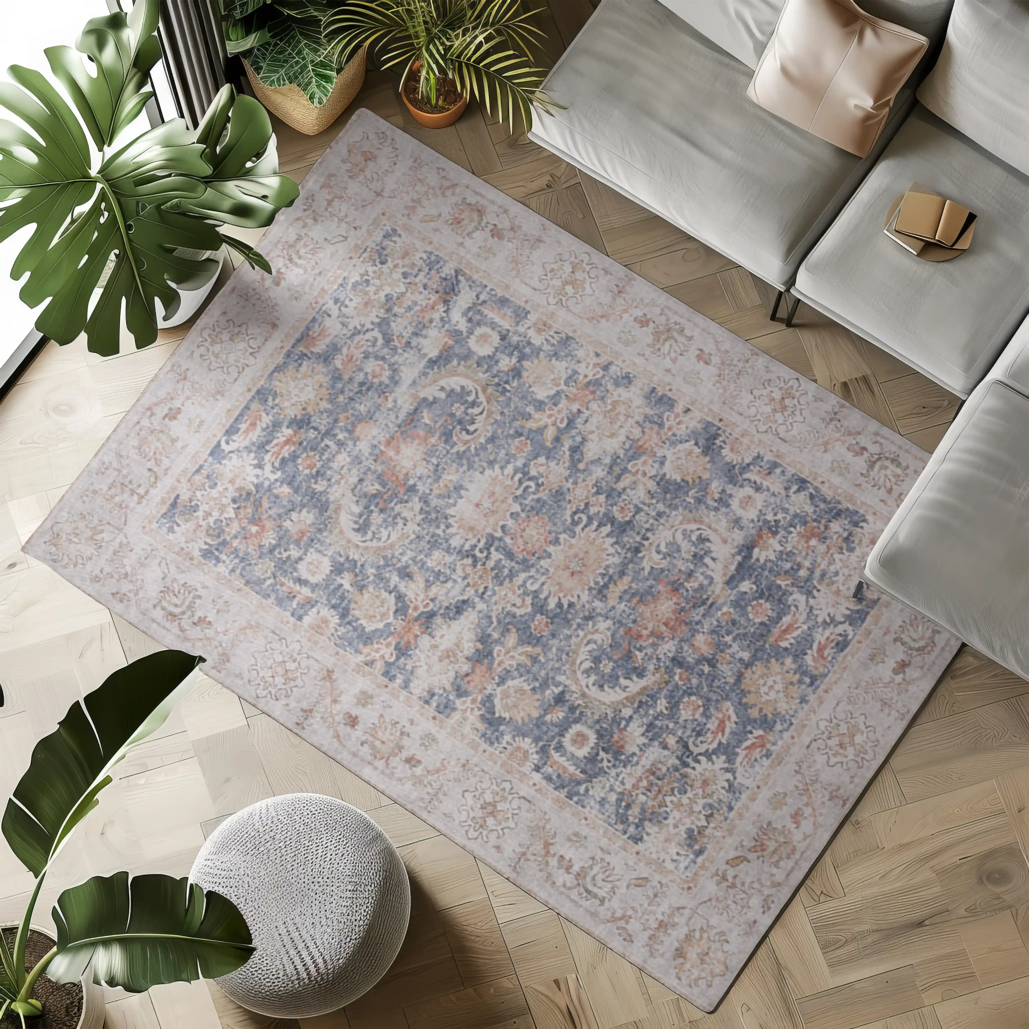 Tapis Havre Velours Vintage