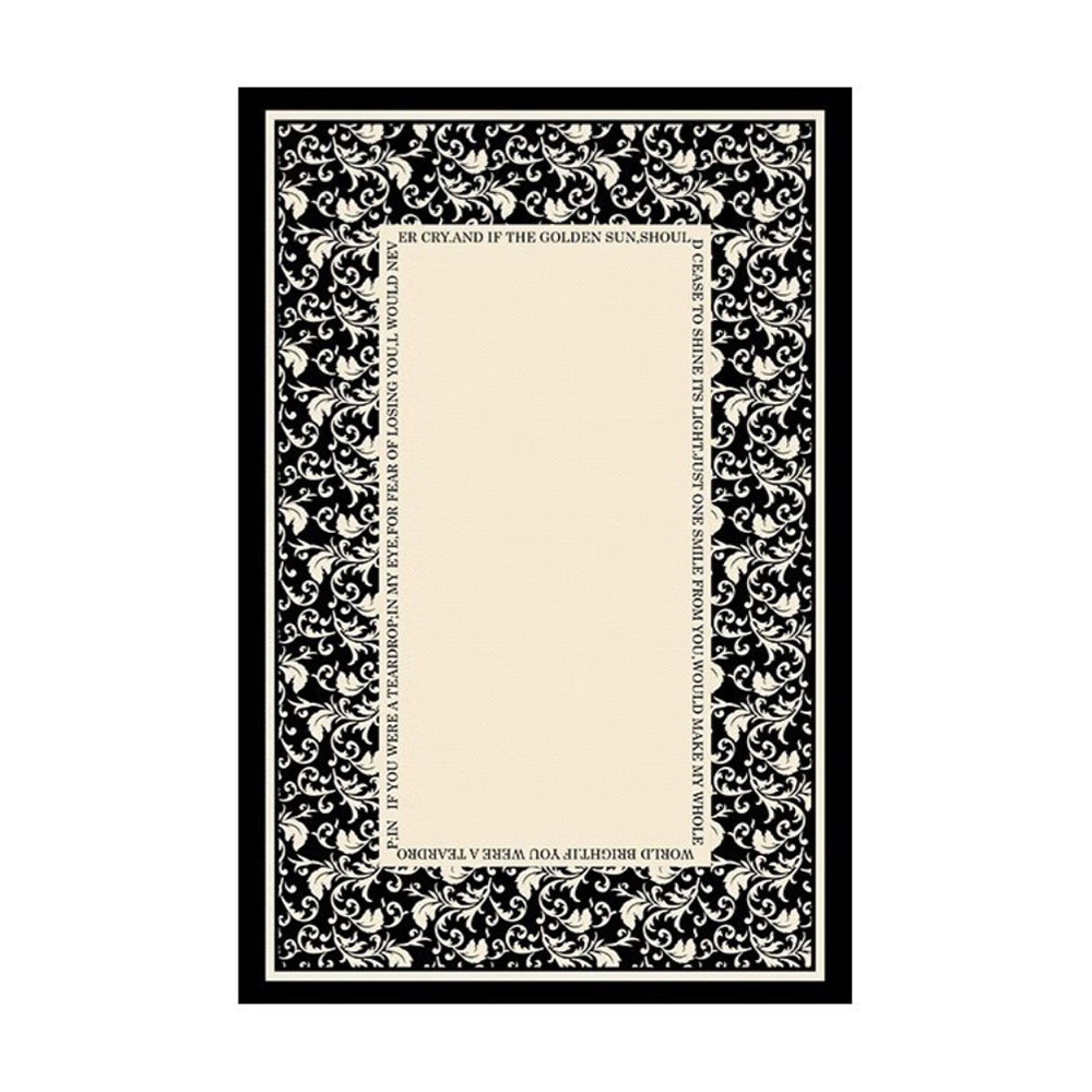 Couche Profondeur Blanc Noir Tapis