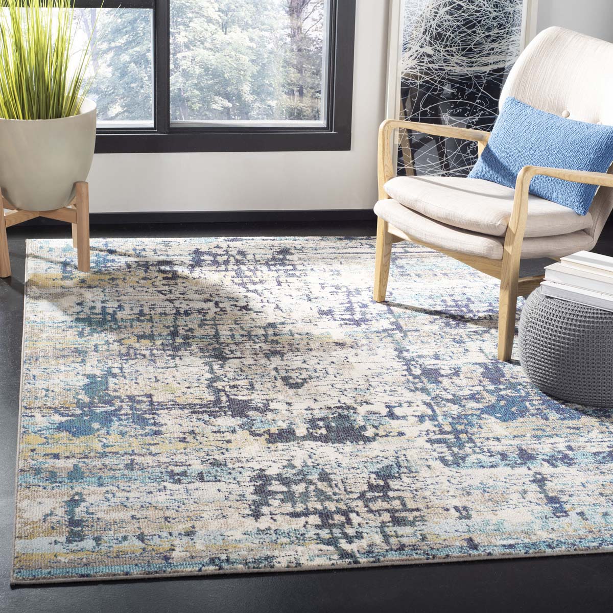 Tapis Scandinave Lagon Mystique