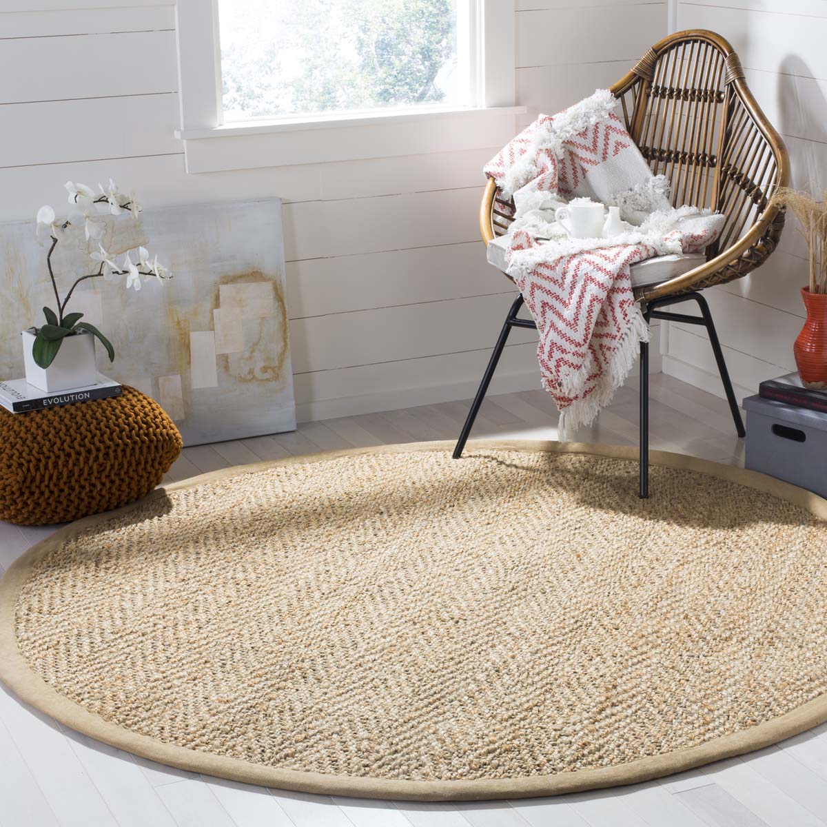 Tapis Rêveries Echo Stries Bois Naturel